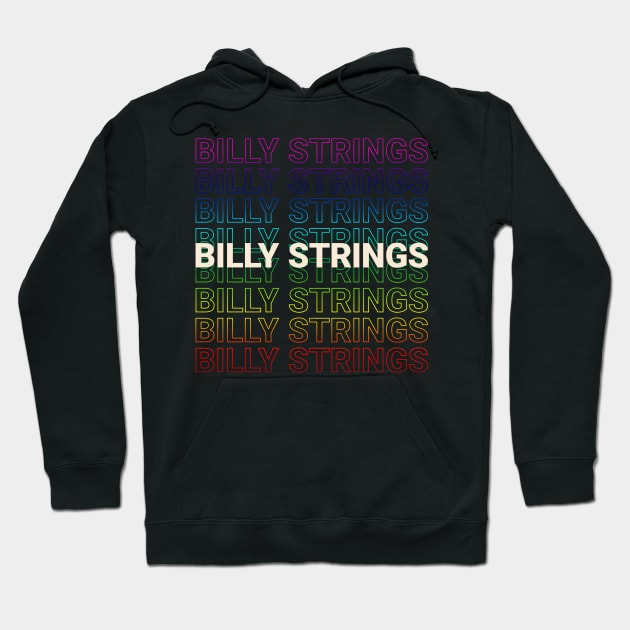 Billy Strings Kinetic Typography Style Hoodie by car lovers in usa